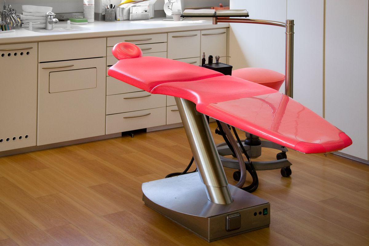 Empty dental operatory chair caused by a patient no-show